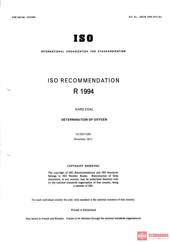 ISO/R 1994:1971 PDF