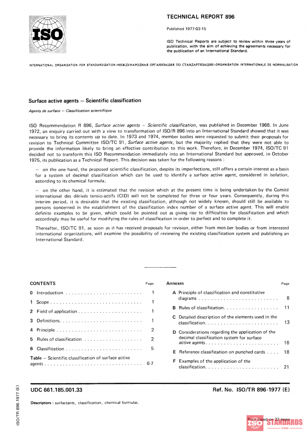 ISO/TR 896:1977 PDF
