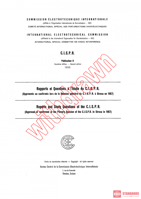 CISPR 8:1969 PDF