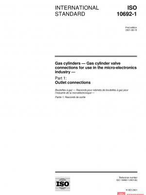 ISO 10692-1:2001 PDF