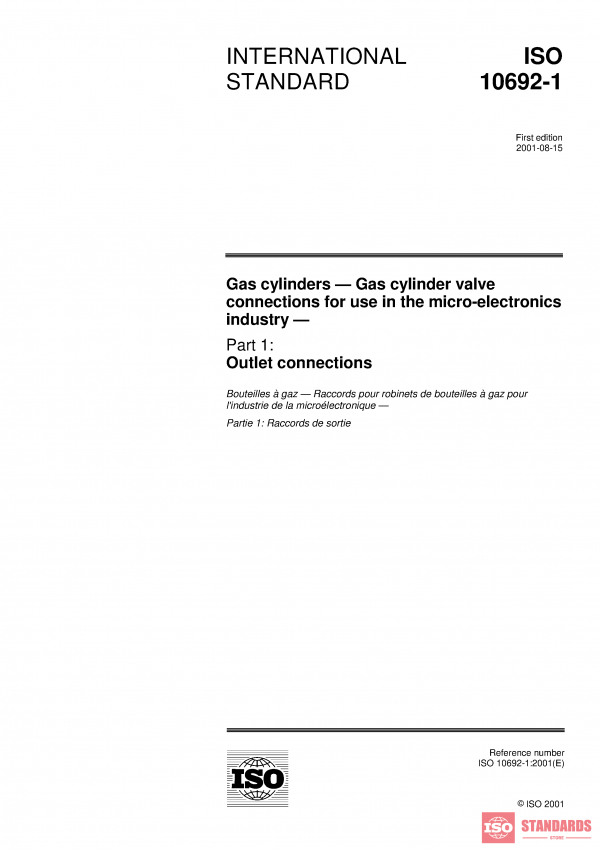ISO 10692-1:2001 PDF