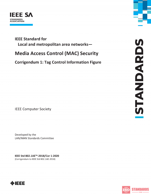 ISO/IEC/IEEE 8802-1AE:2020/Cor 1:2021 PDF