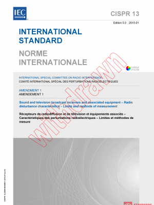 CISPR 13:2009/AMD1:2015 PDF