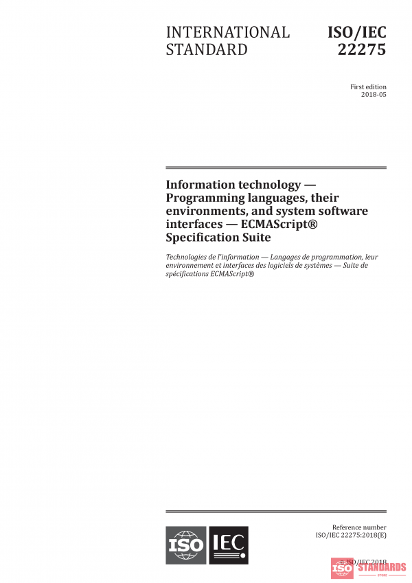 ISO/IEC 22275:2018 PDF