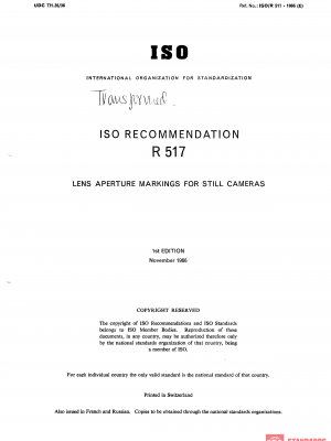 ISO/R 517:1966 PDF