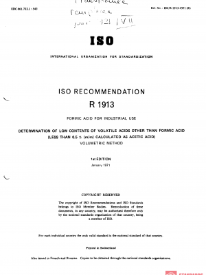 ISO/R 1913:1971 PDF
