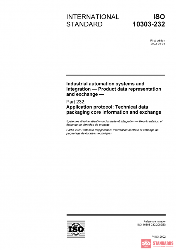 ISO 10303-232:2002 PDF