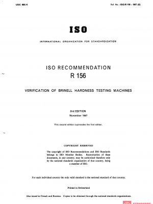 ISO/R 156:1967 PDF