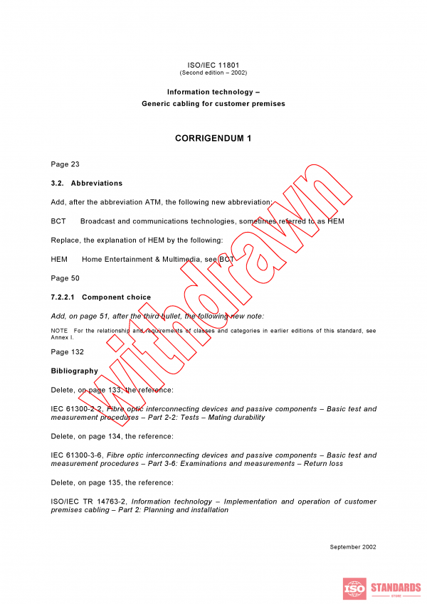 ISO/IEC 11801:2002/COR1:2002 PDF