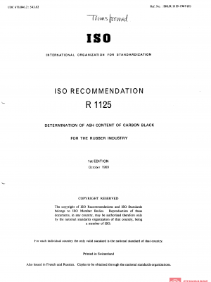 ISO/R 1125:1969 PDF