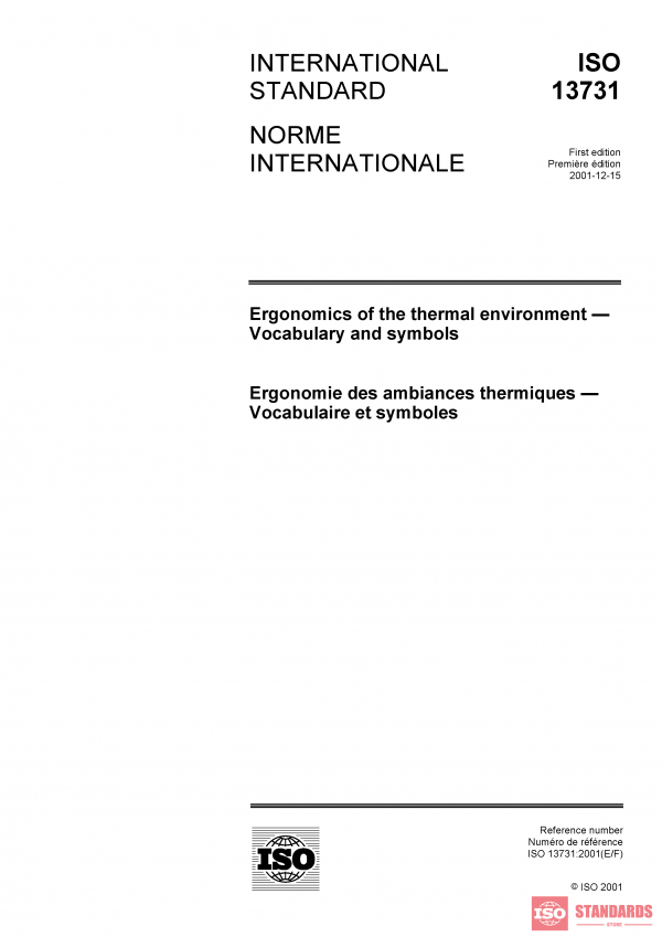 ISO 13731:2001 PDF