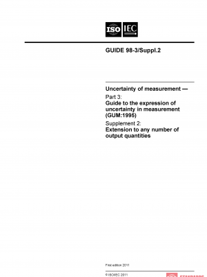 ISO/IEC Guide 98-3:2008/Suppl 2:2011 PDF