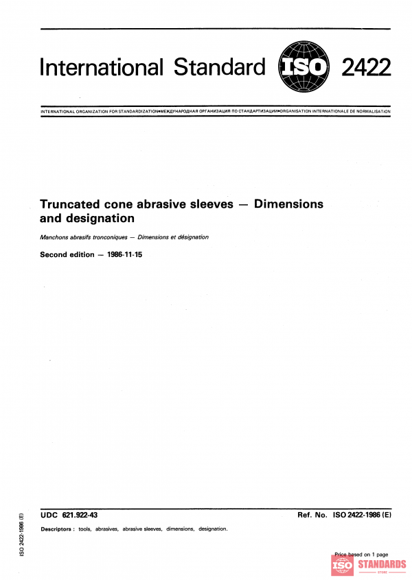 ISO 2422:1986 PDF