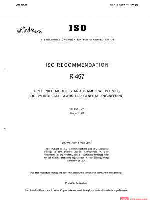 ISO/R 467:1966 PDF