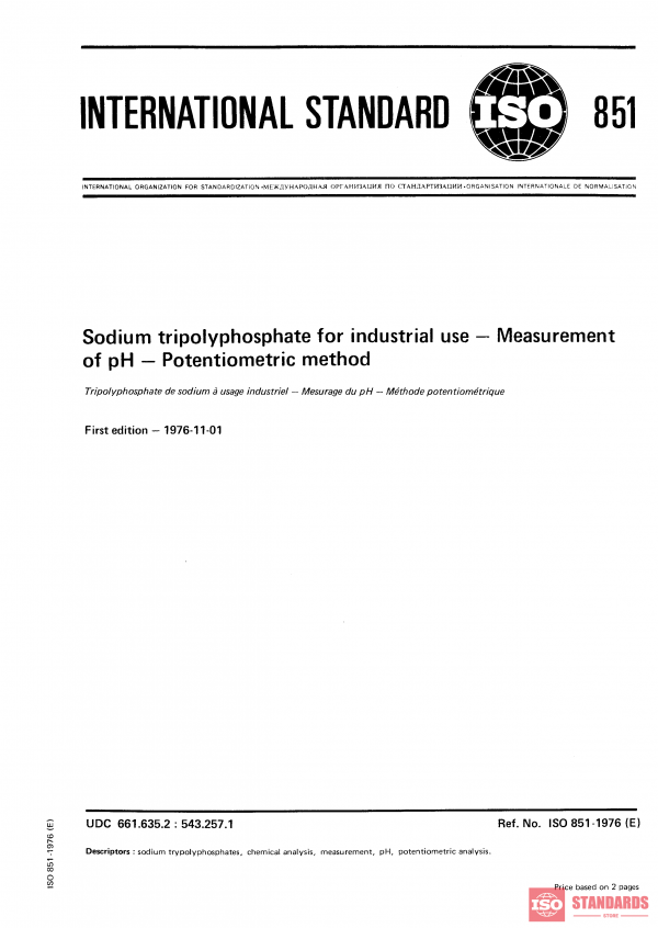ISO 851:1976 PDF