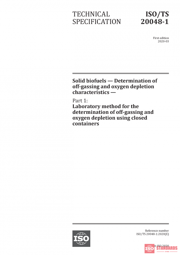 ISO/TS 20048-1:2020 PDF