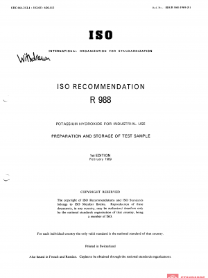 ISO/R 988:1969 PDF