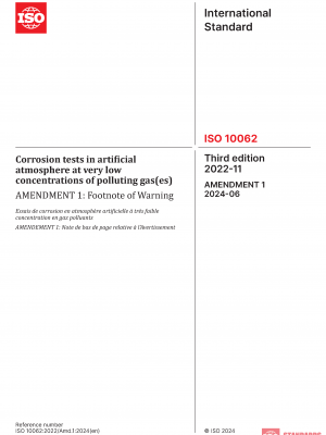 ISO 10062:2022/Amd 1:2024 PDF