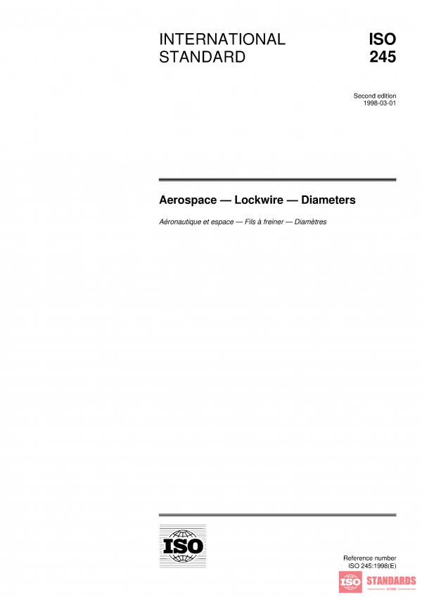 ISO 245:1998 PDF