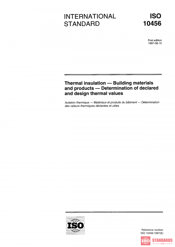 ISO 10456:1997 PDF
