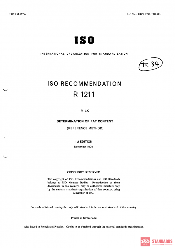 ISO/R 1211:1970 PDF