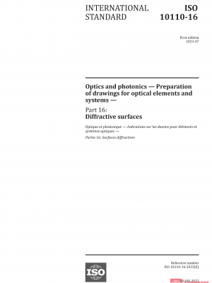 ISO 10110-16:2023 PDF
