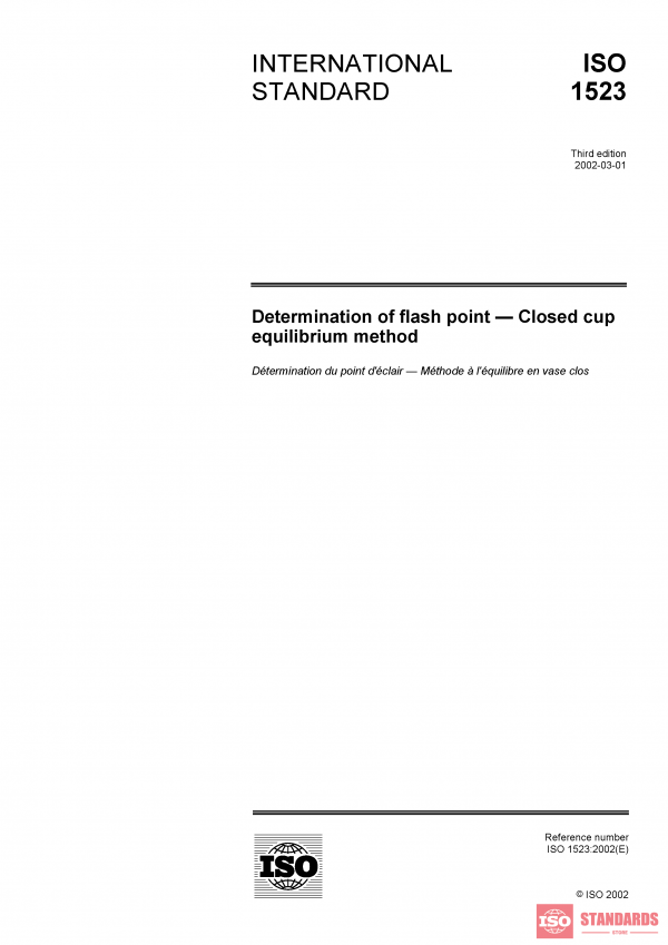 ISO 1523:2002 PDF