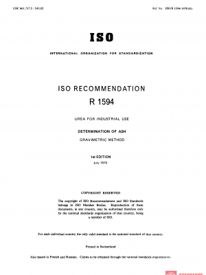 ISO/R 1594:1970 PDF