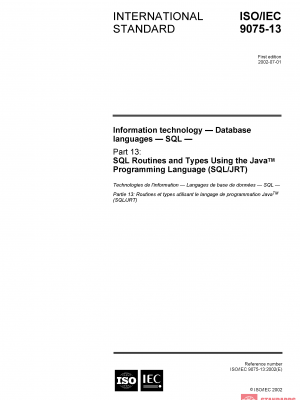 ISO/IEC 9075-13:2002 PDF
