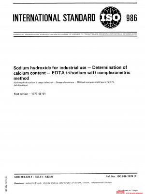 ISO 986:1976 PDF