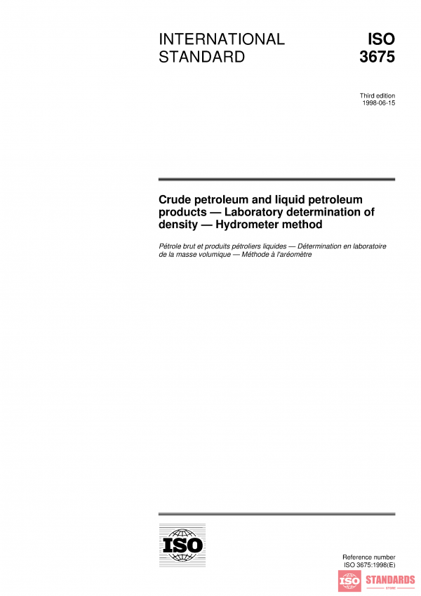 ISO 3675:1998 PDF