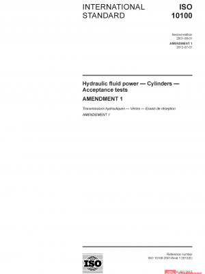 ISO 10100:2001/Amd 1:2012 PDF