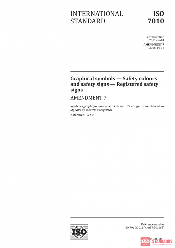 ISO 7010:2011/Amd 7:2016 PDF