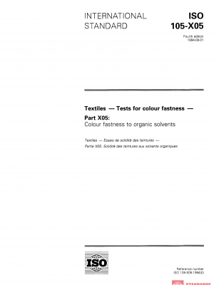 ISO 105-X05:1994 PDF