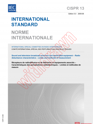 CISPR 13:2009 PDF