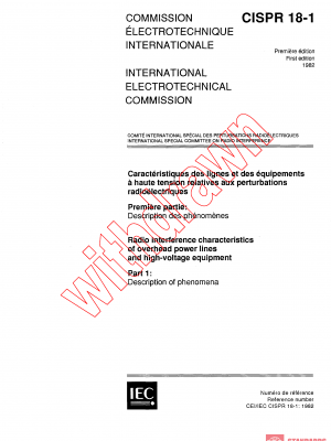 CISPR 18-1:1982 PDF