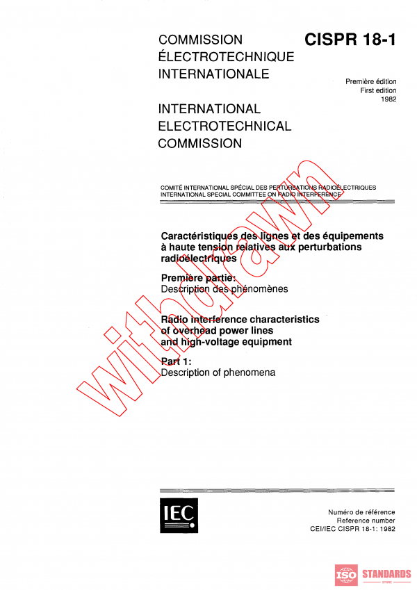 CISPR 18-1:1982 PDF