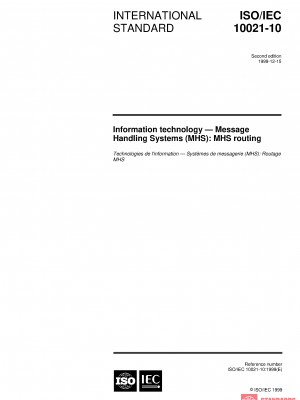 ISO/IEC 10021-10:1999 PDF