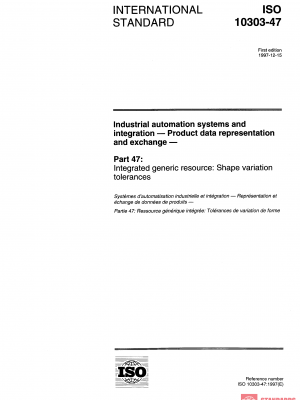 ISO 10303-47:1997 PDF
