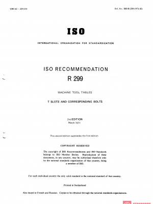 ISO/R 299:1971 PDF