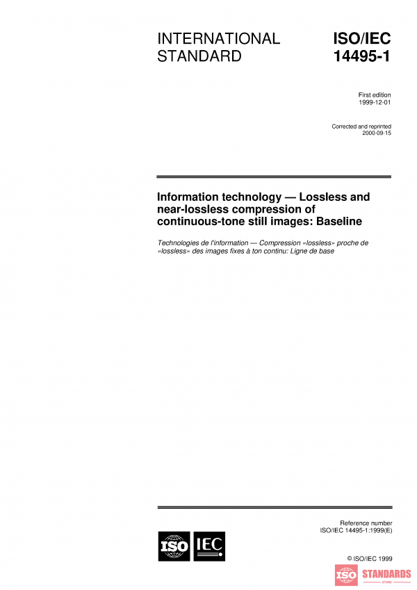 ISO/IEC 14495-1:1999 PDF