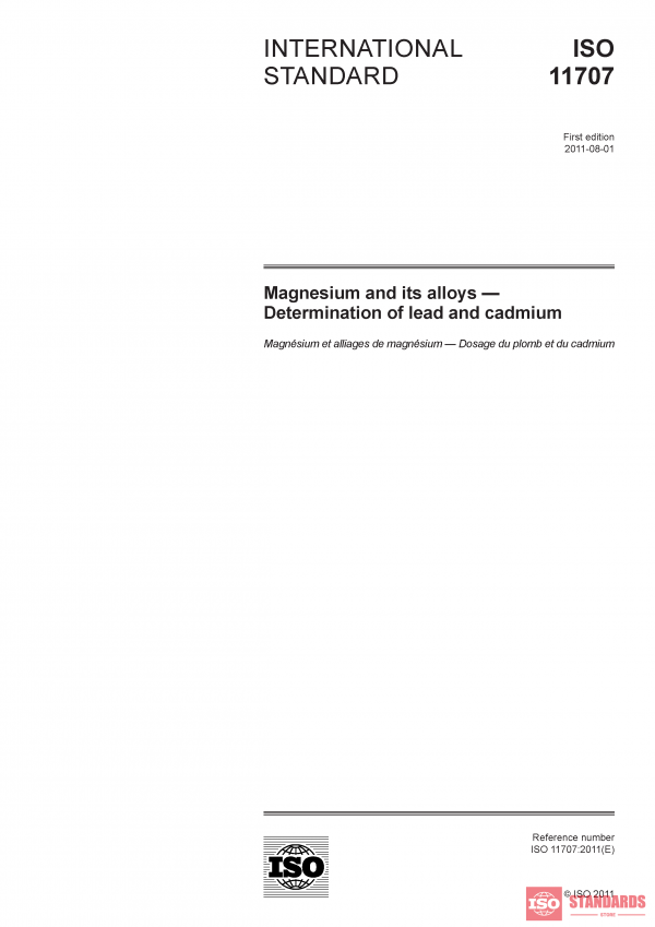 ISO 11707:2011 PDF