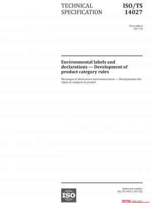 ISO/TS 14027:2017 PDF