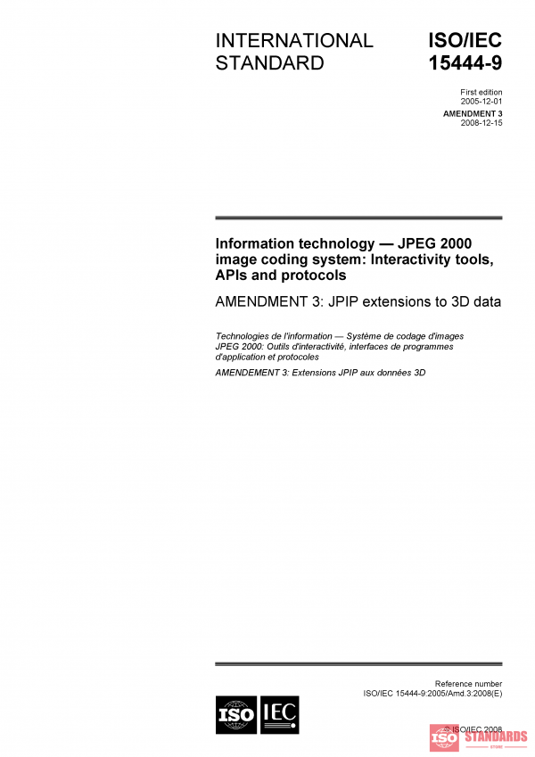 ISO/IEC 15444-9:2005/AMD3:2008 PDF