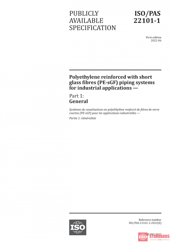 ISO/PAS 22101-1:2022 PDF