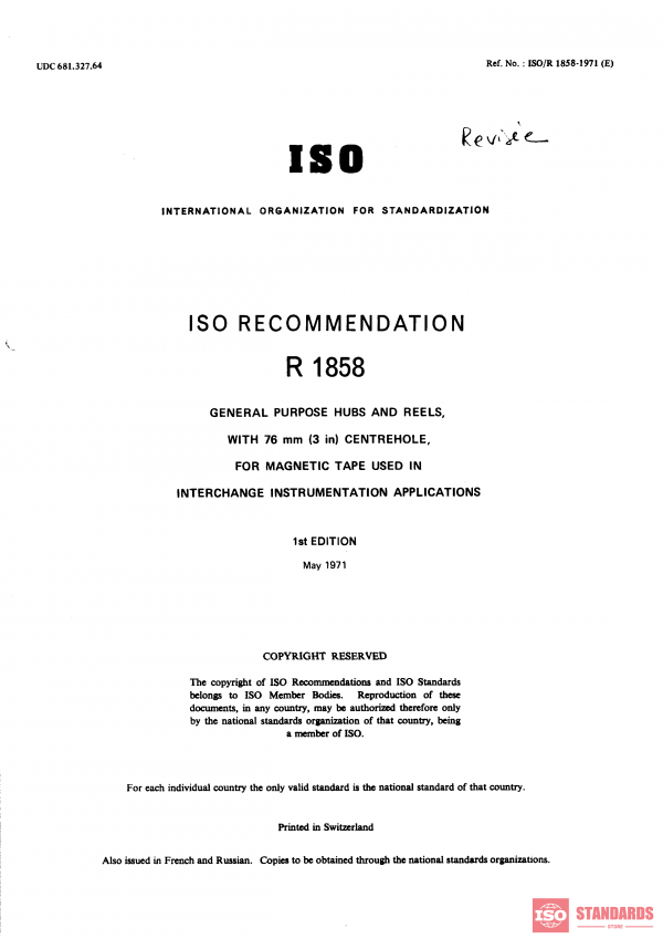 ISO/R 1858:1971 PDF