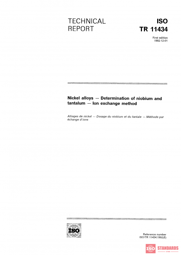 ISO/TR 11434:1992 PDF