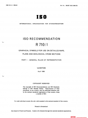 ISO/R 710-1:1968 PDF