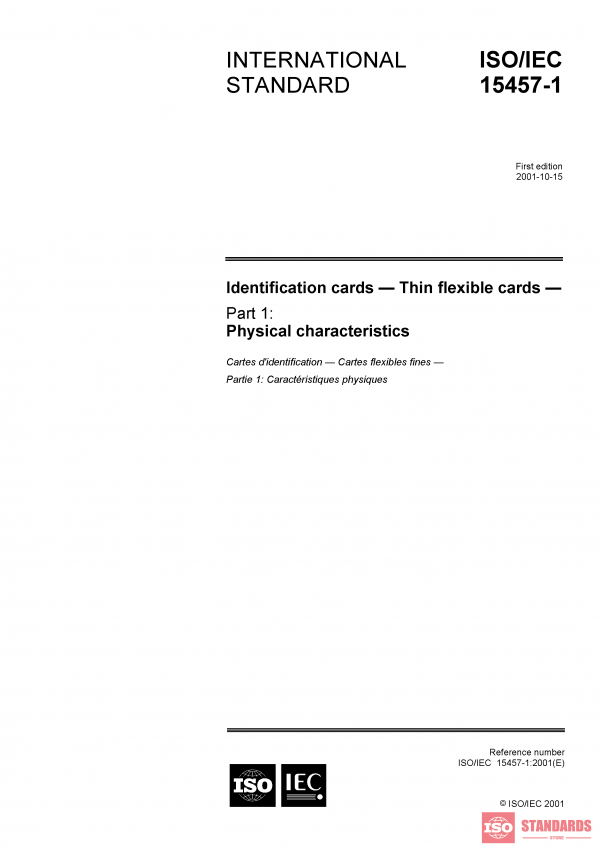 ISO/IEC 15457-1:2001 PDF