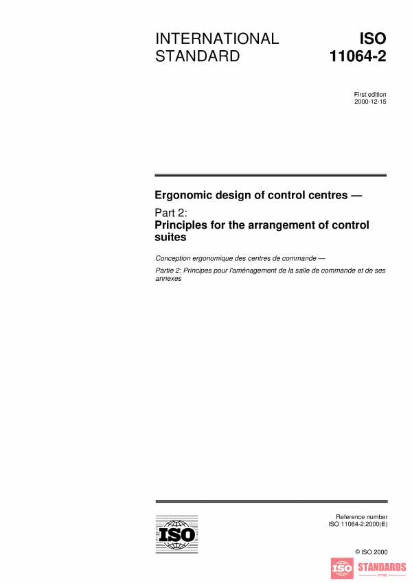 ISO 11064 2:2000 PDF